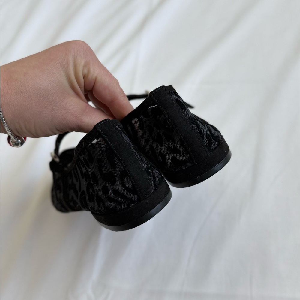 J.Crew Leopard Mesh Mary Jane Ballet Flats – Black – NWOB - Picture 8 of 10